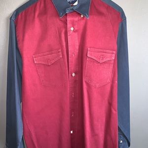 Wrangler Retro Long Tail Button Up